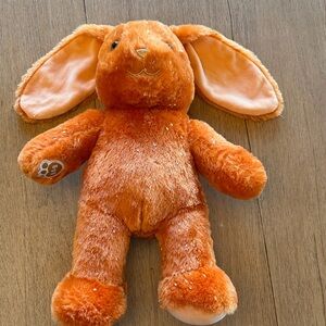 Build-A-Bear Pumpkin Bunny Sparkly Orange Plush Toy